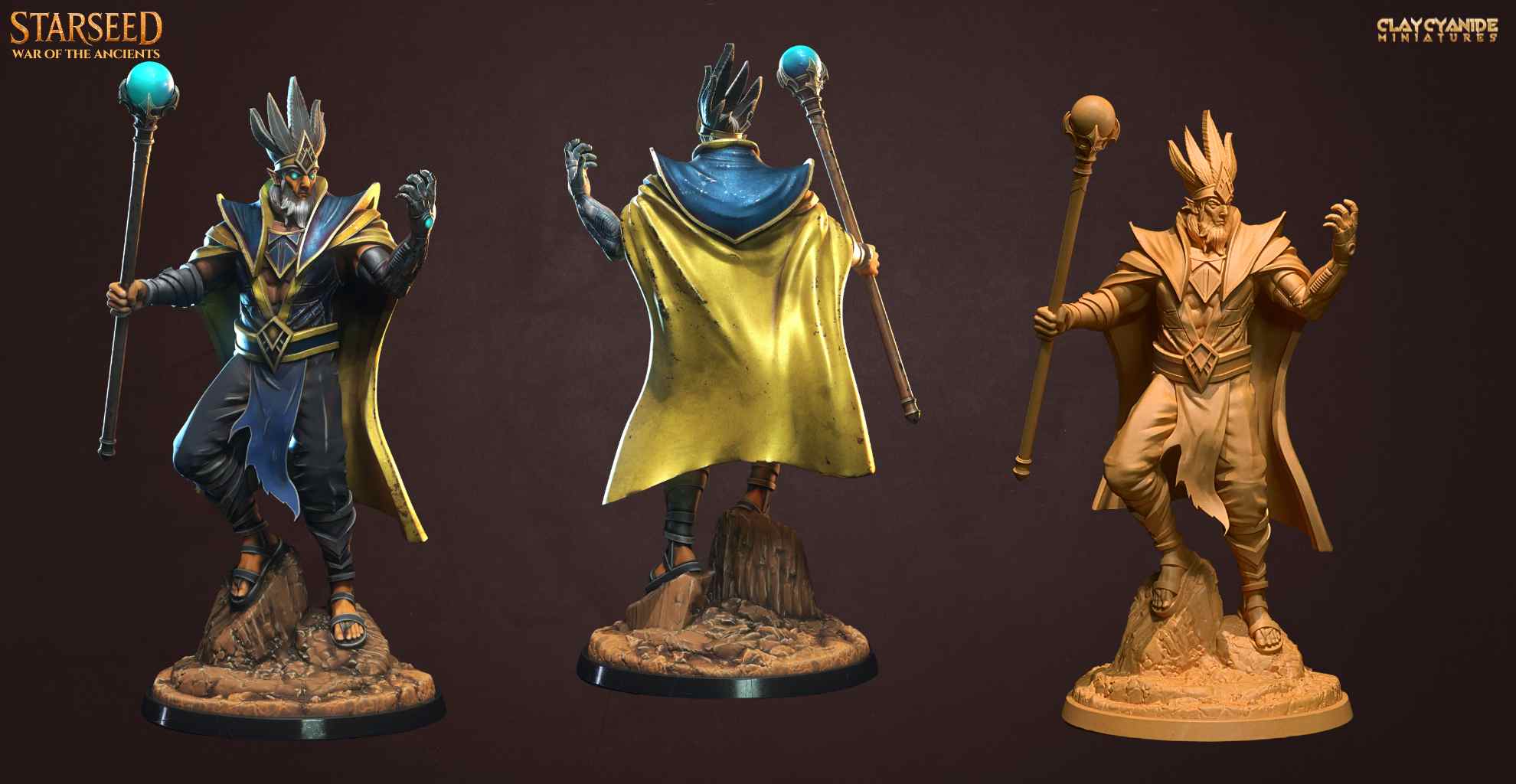 En-Ki character turn arounds